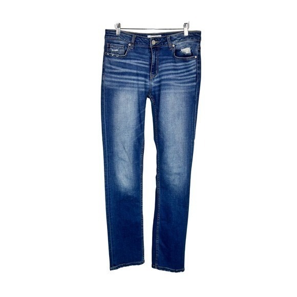 BKE Denim - BKE Stella Mid-Rise Slim Fit Straight Leg Buckle Jeans Women's Size 30x32